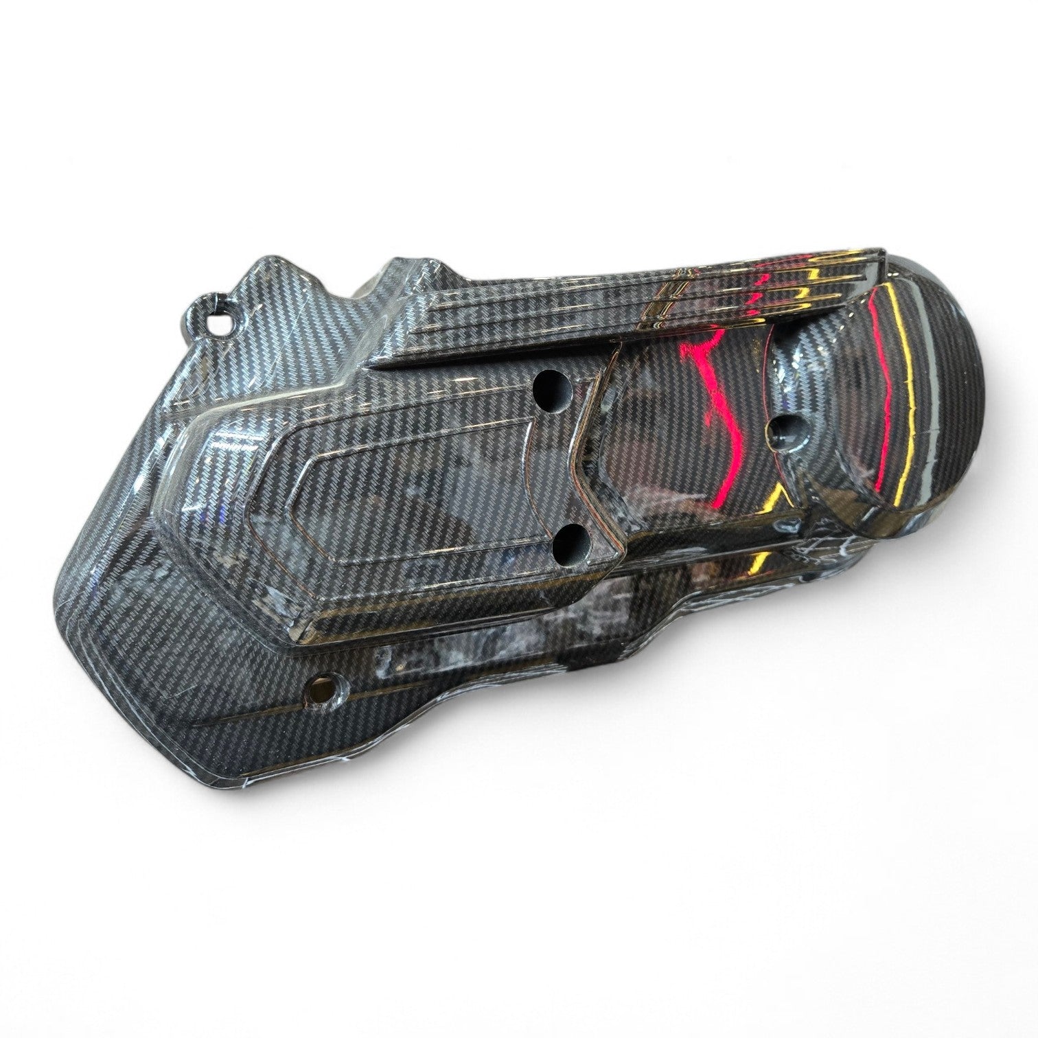 Moto Shopy Yamaha Aerox 155 Engine Cover ( CVT Cover ) Carbon - Moto Shopy Accessories