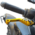 Adjustable levers installed on Yamaha MT-15 handlebar