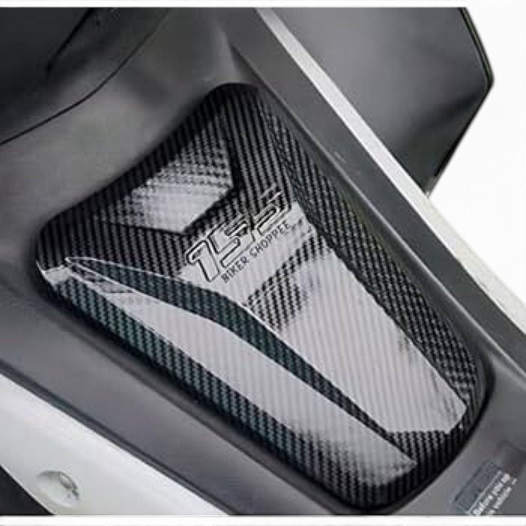 Aerox 155 carbon fiber tank styling accessory