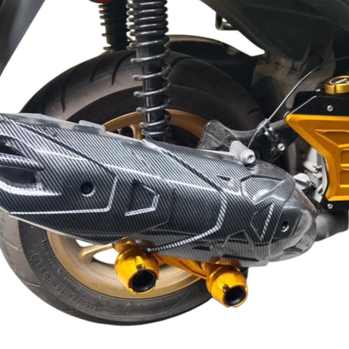Aerox 155 exhaust guard slider