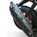 Aerox 155 silencer cover carbon finish exhaust guard