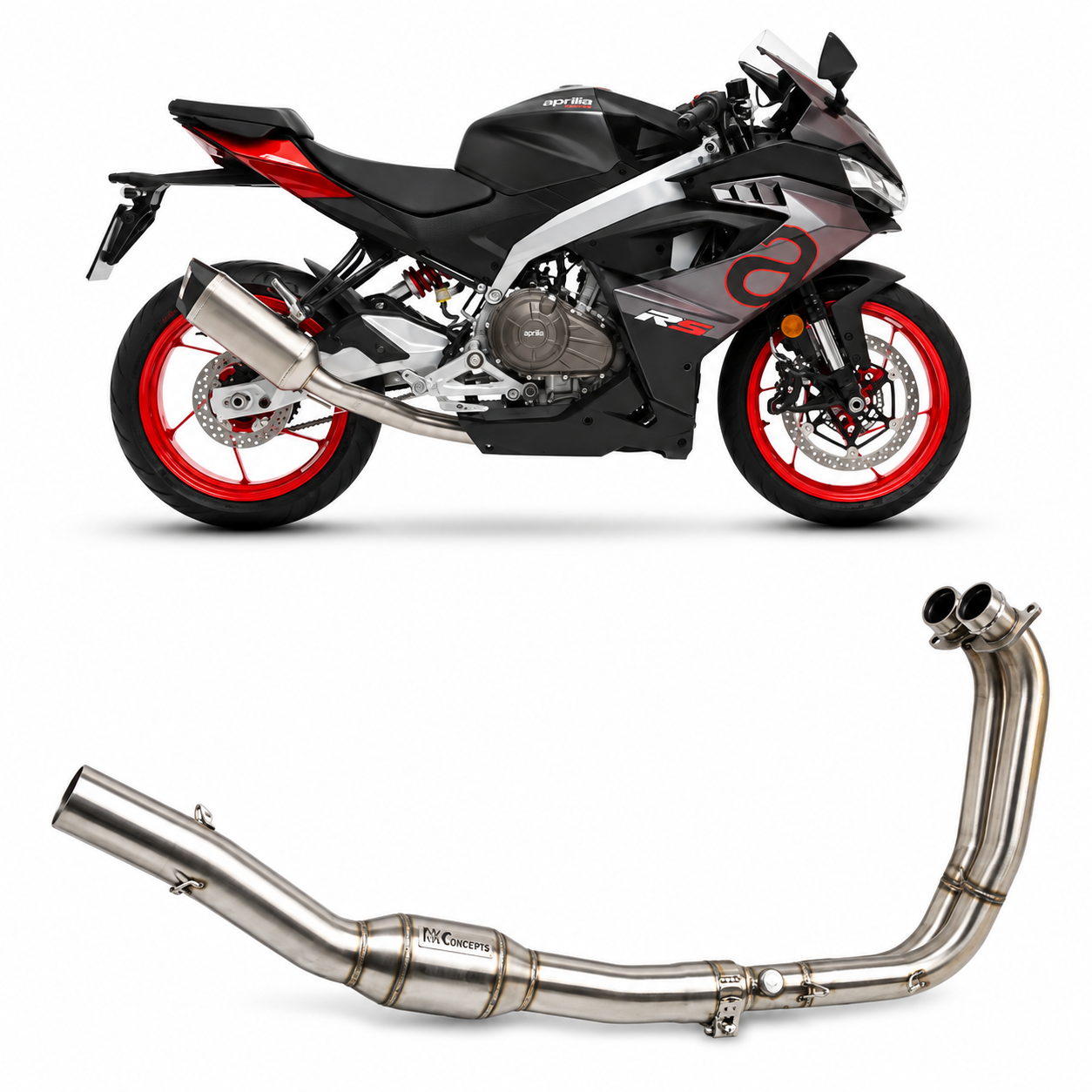 Aprilia RS 457 MK Racing Full System Header