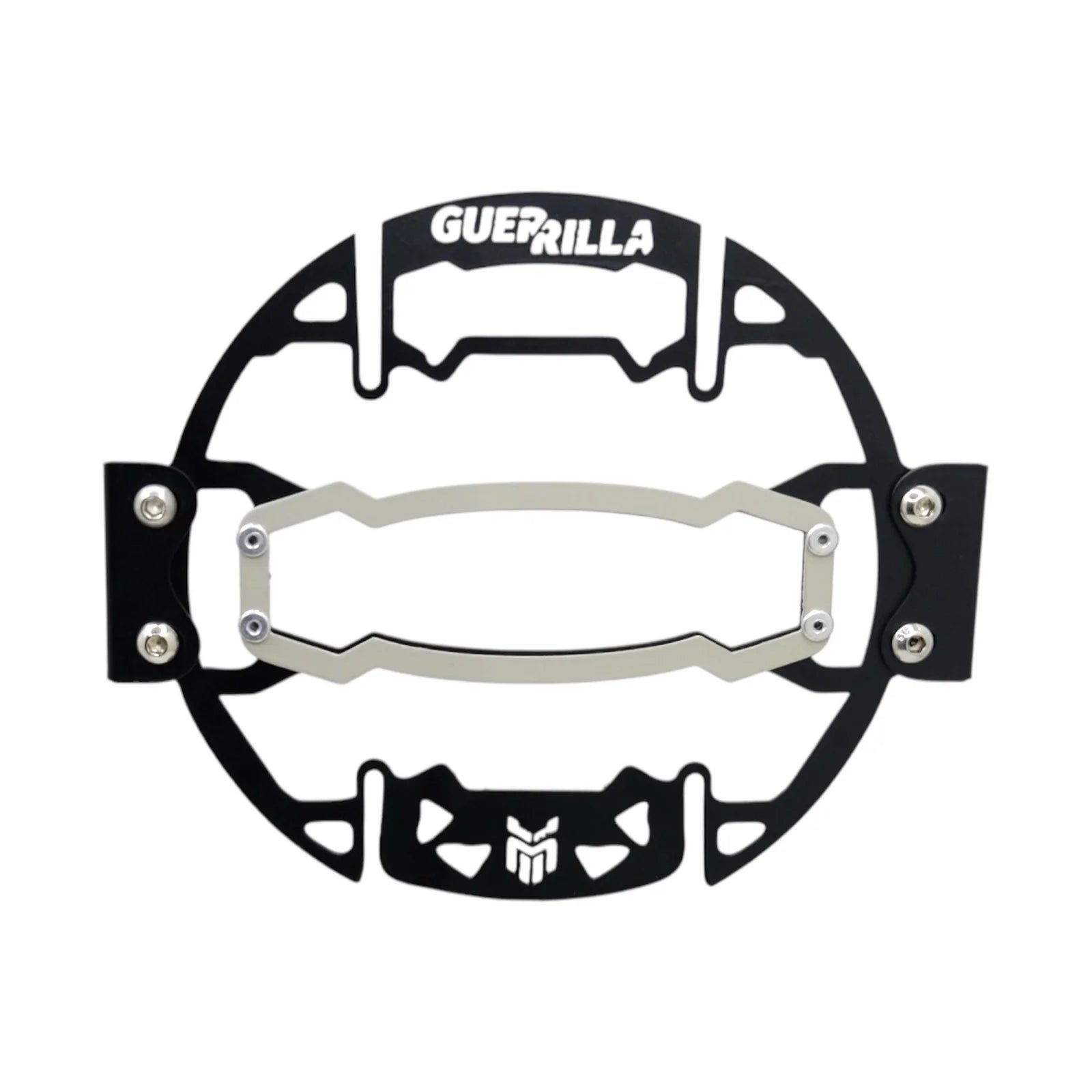 Black metal headlight guard for Guerrilla 450