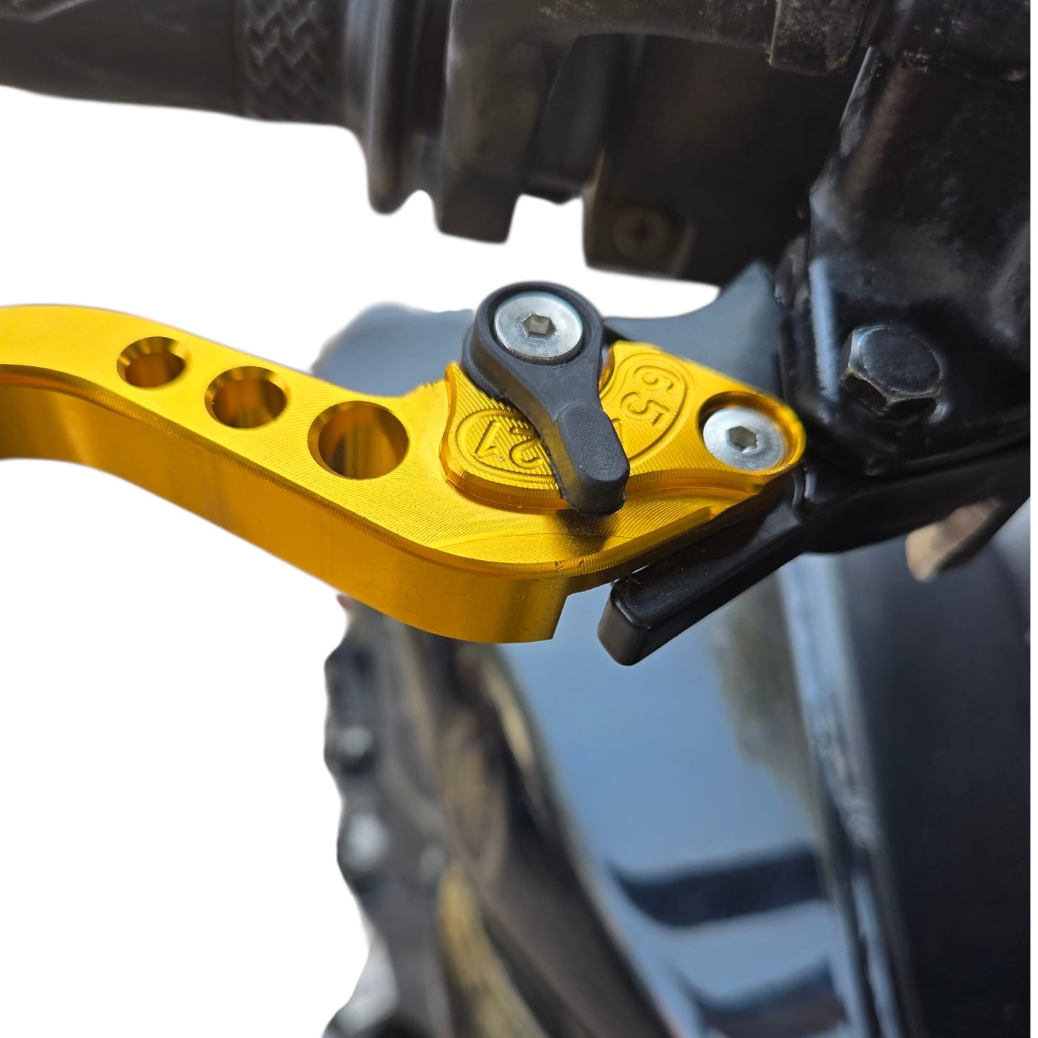 CNC aluminum adjustable motorcycle lever detailed finish