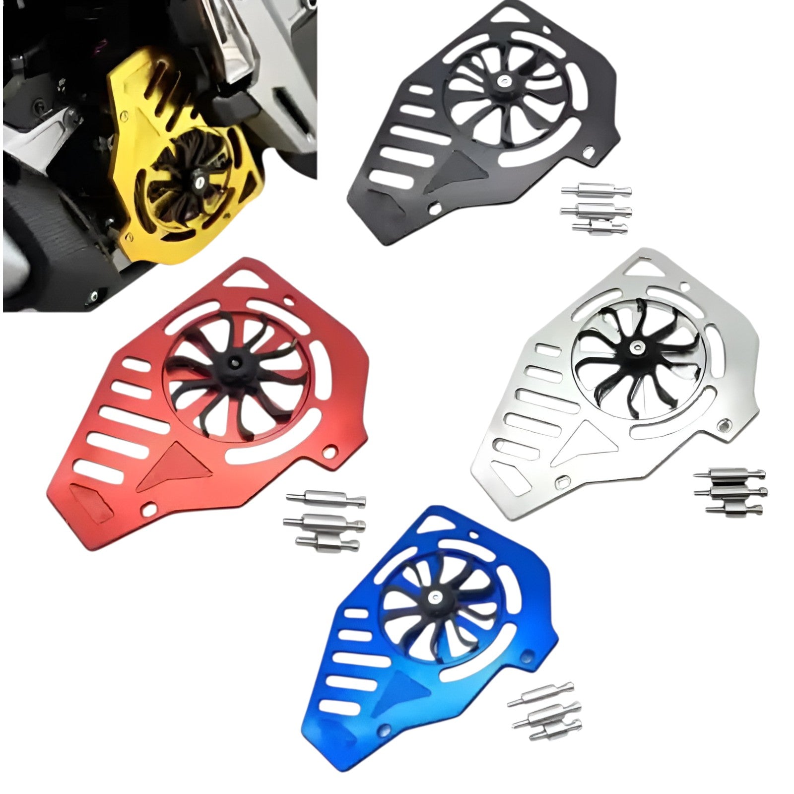 CNC radiator mesh for Yamaha Aerox 155