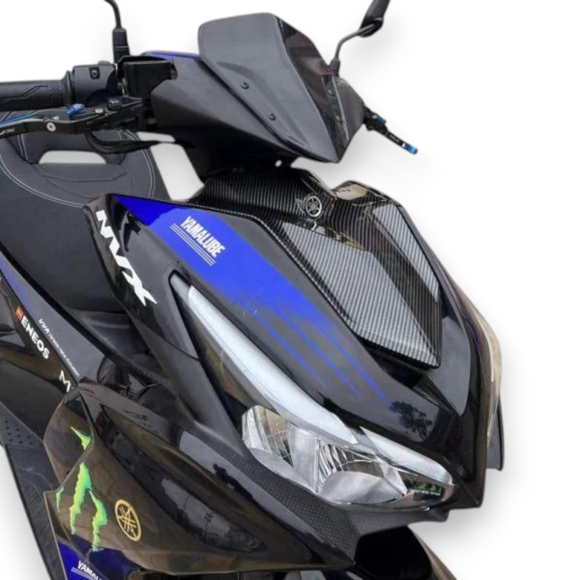 Carbon fiber nose panel for Yamaha Aerox 155