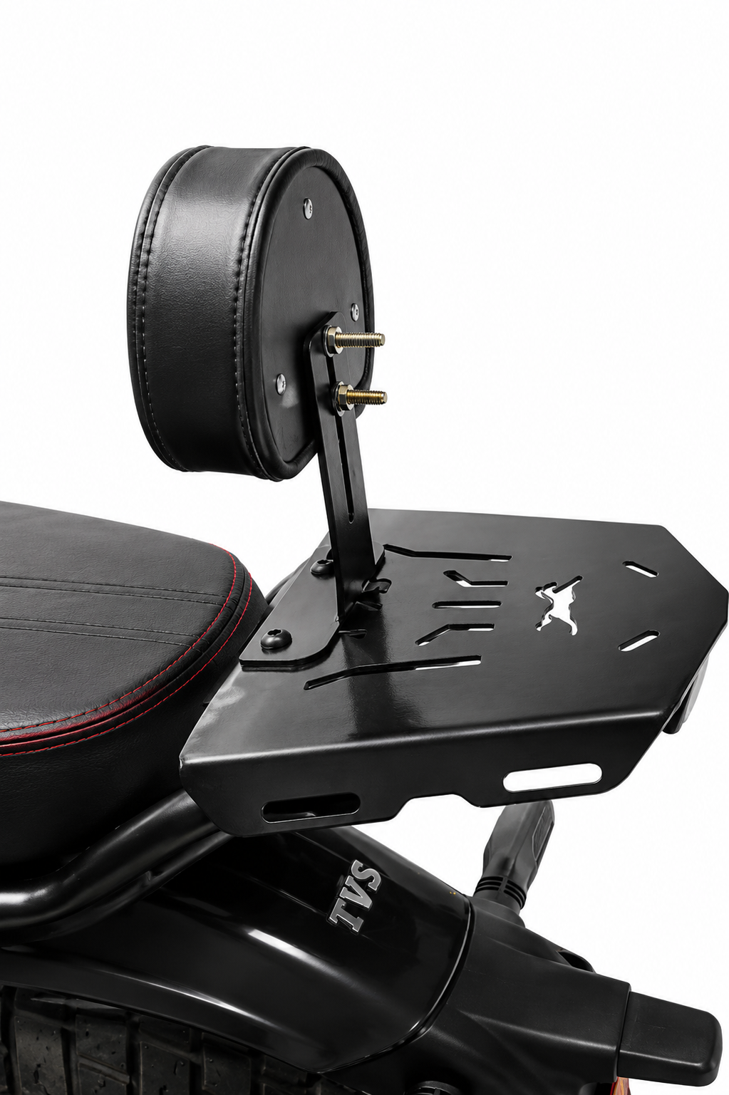 TVS Ronin Top Rack with Backrest | Heavy Duty Luggage Carrier