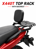 Harley Davidson X440T Top Rack with Backrest