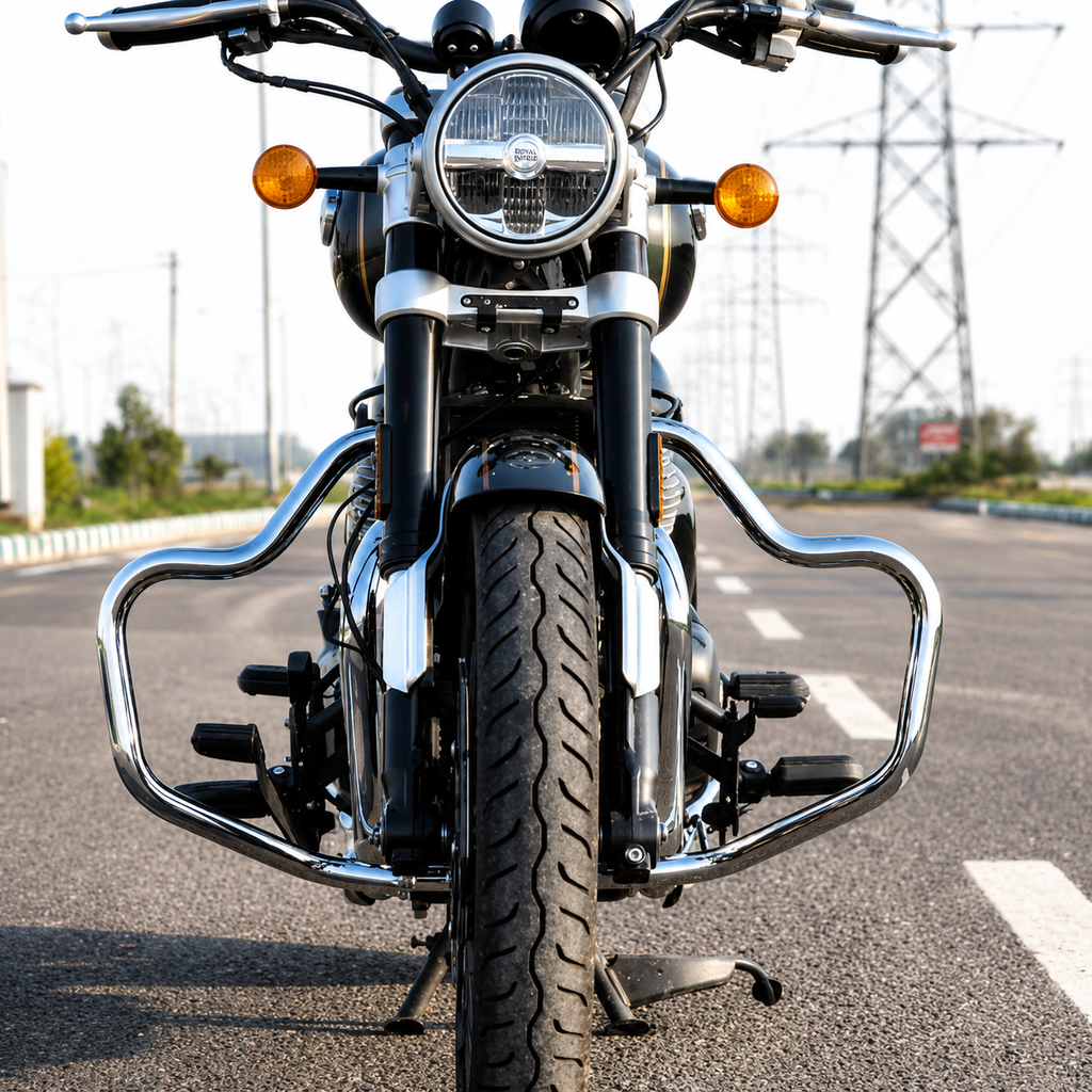 Heavy Duty Engine Guard for Super Meteor 650