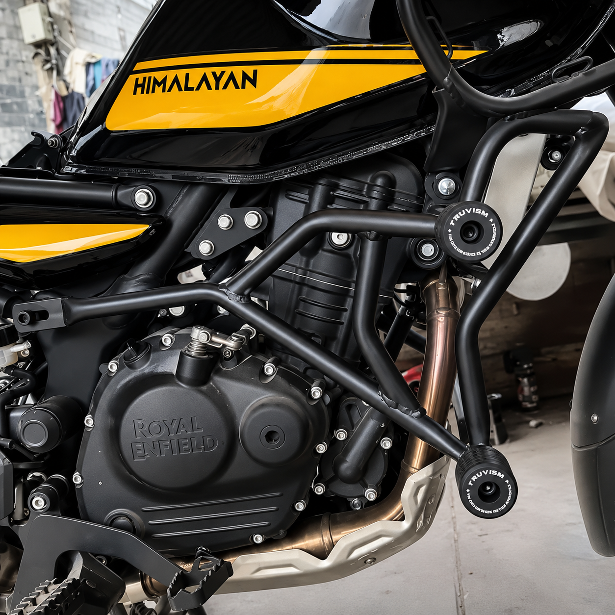 Himalayan 450 Heavy Crash Guard Black Powder Coated