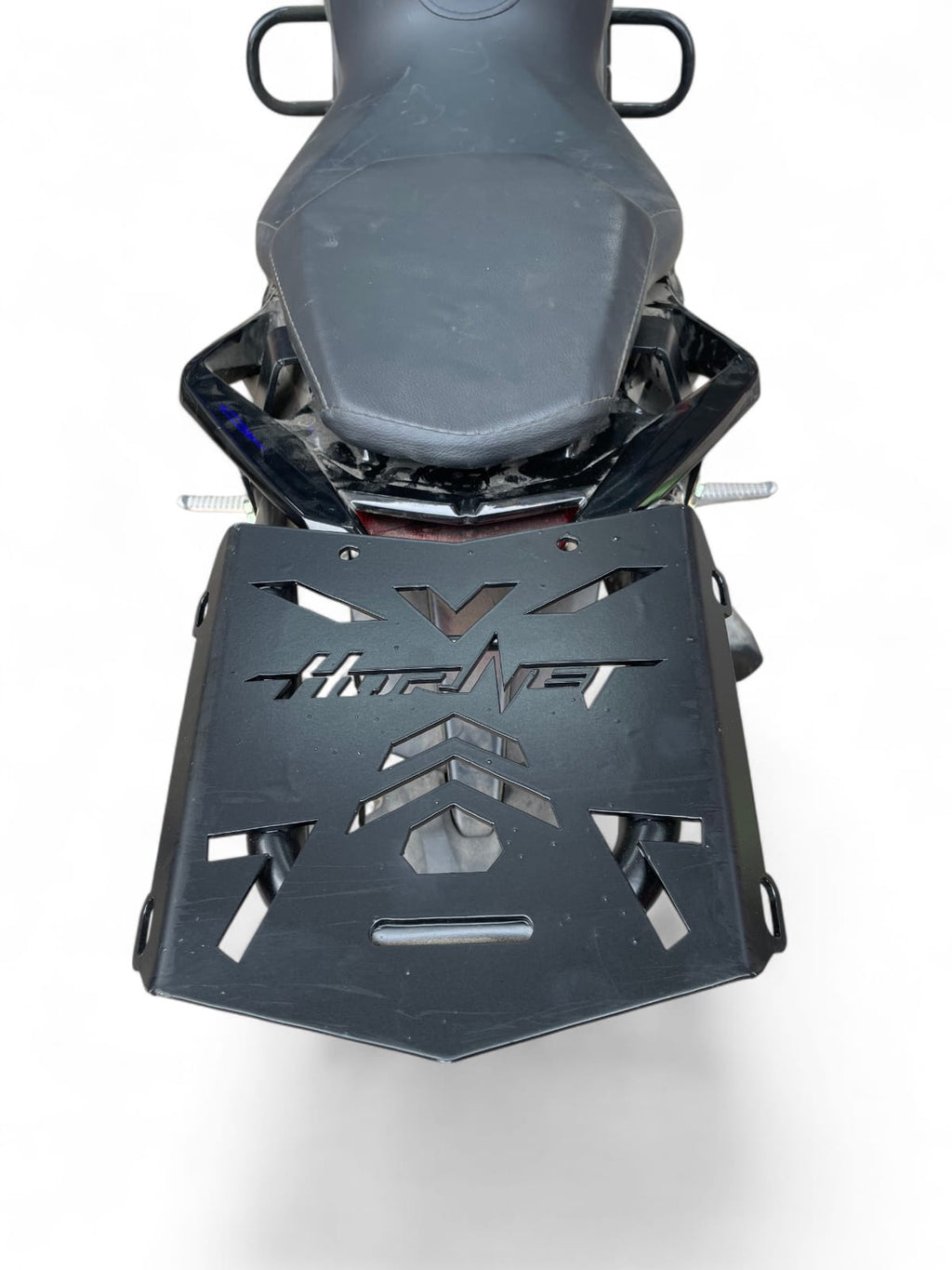 Honda Hornet CB 125 top rack installed rear luggage carrier