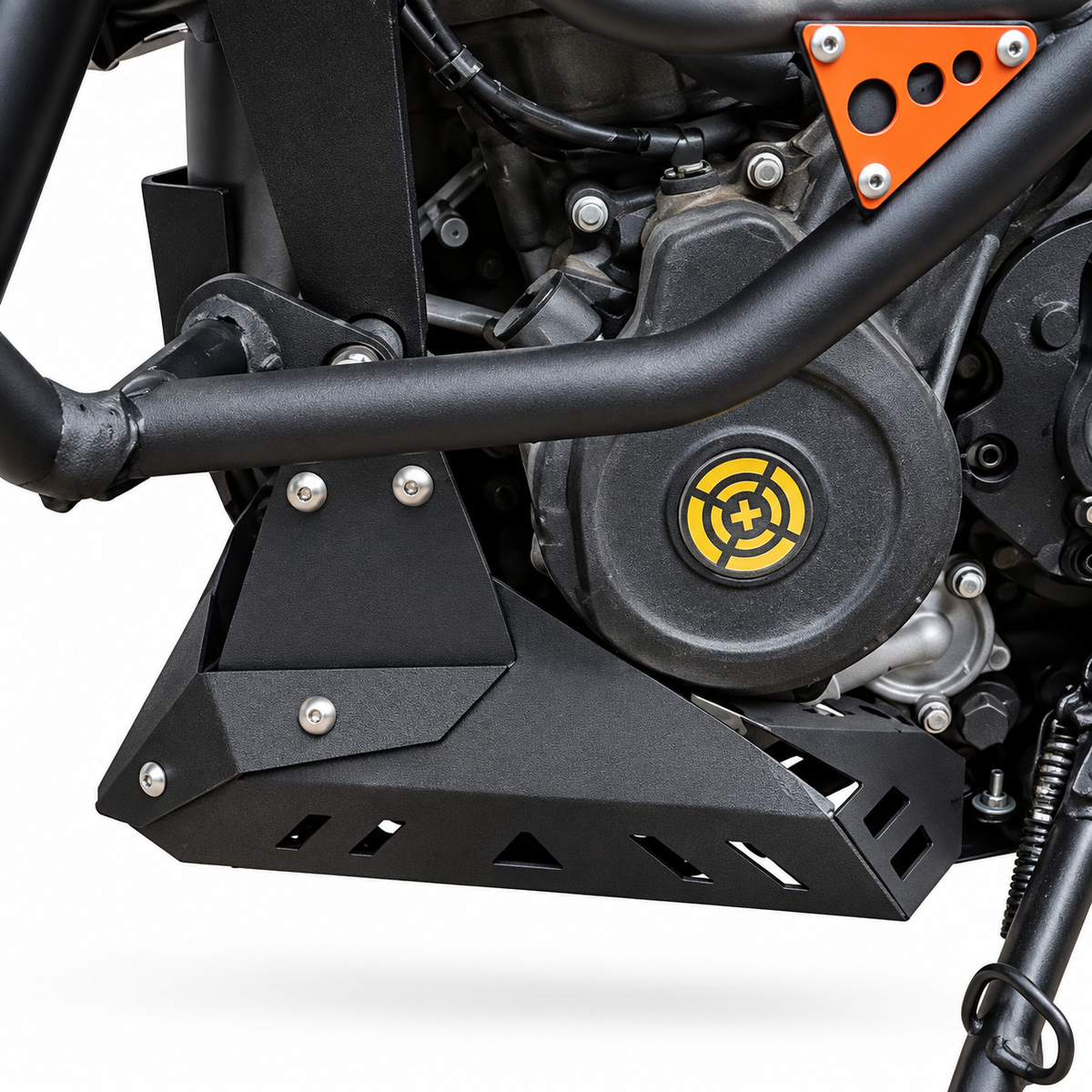 KTM Duke 390 Gen 3 metal engine guard sump protection