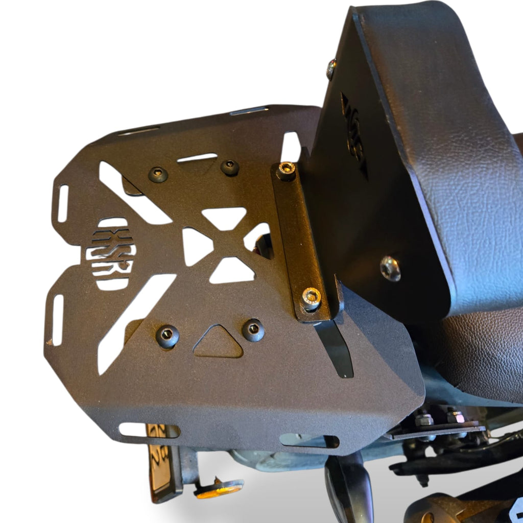 Motorcycle backrest cushion detail Yamaha XSR 155