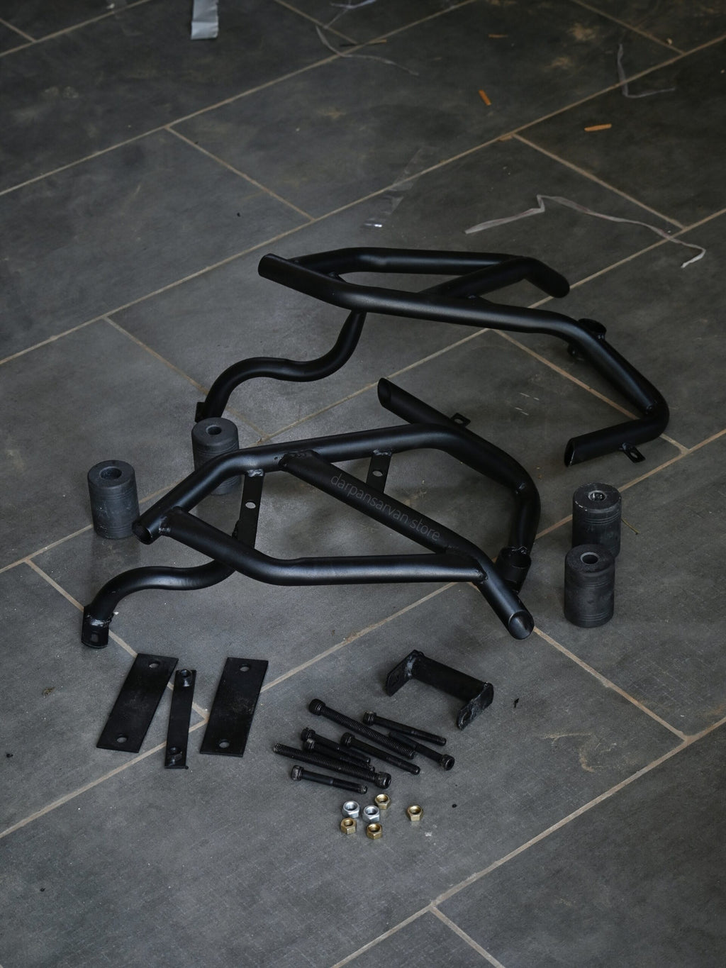 R15M heavy duty crash guard with sliders