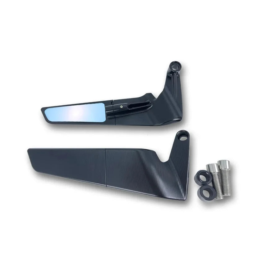 Racing style wing mirror for bike