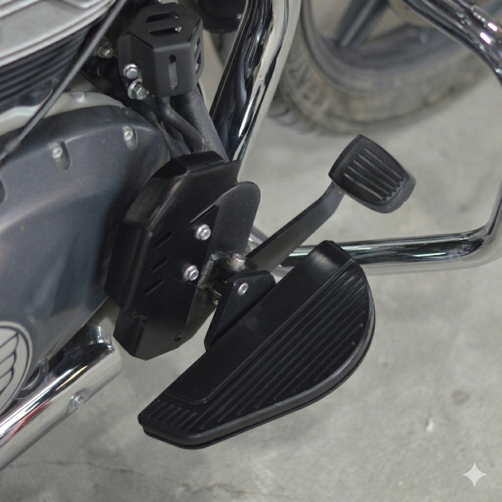 Royal Enfield Super Meteor 650 footboards