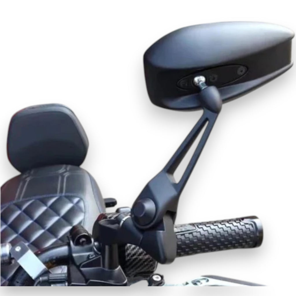 Sporty anti-glare side mirror for bike