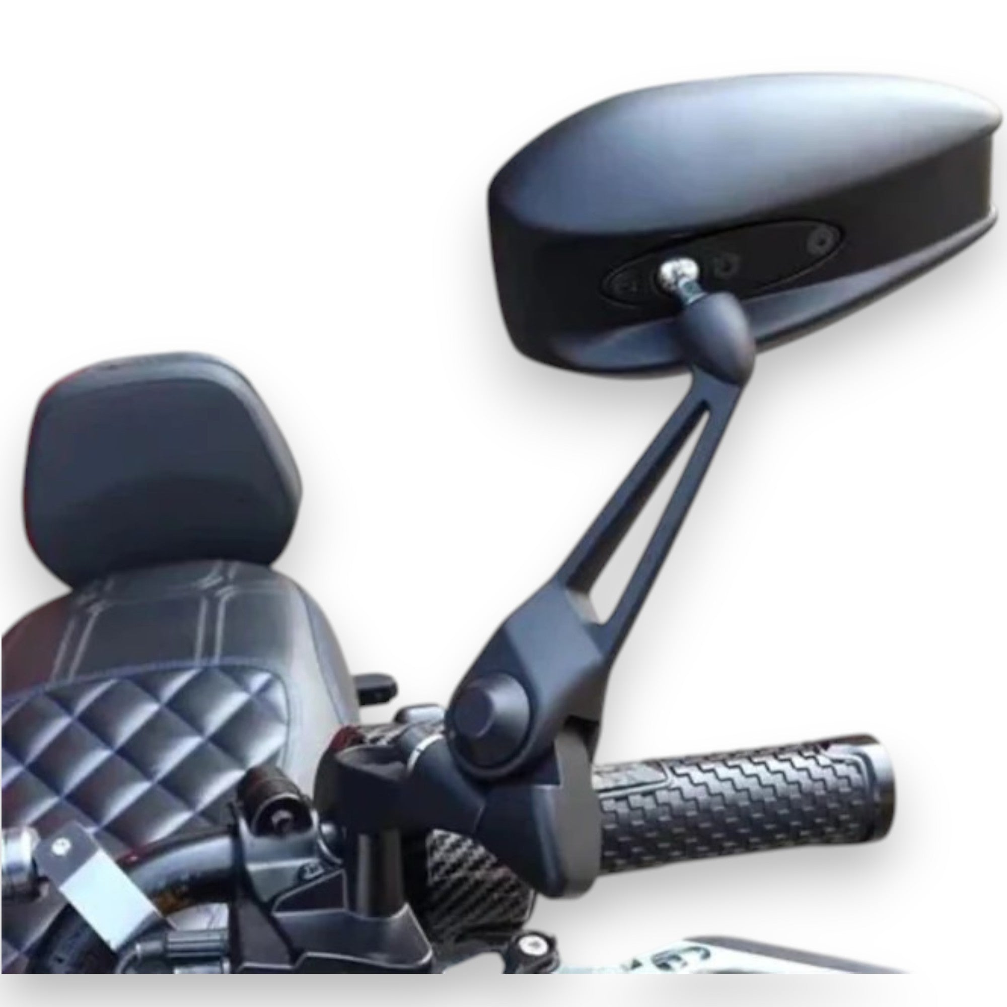Sporty anti-glare side mirror for bike