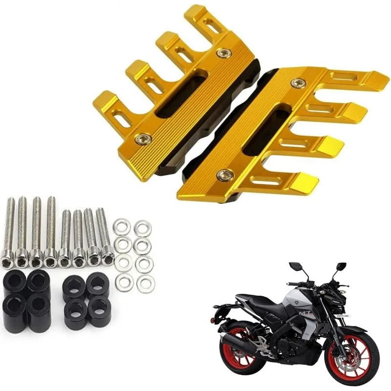 Universal CNC suspension protector for motorcycle