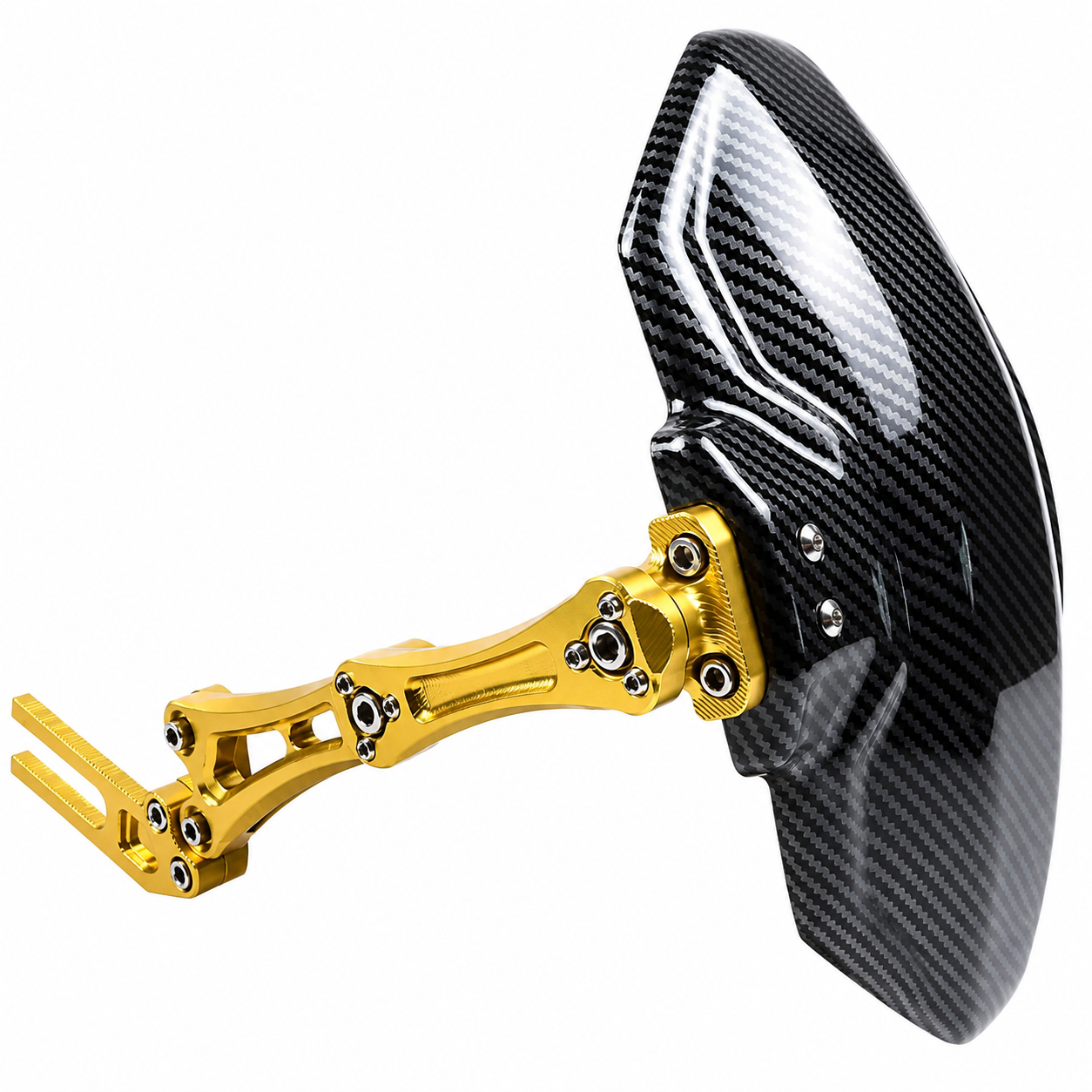 Universal CNC tyre hugger for motorcycle rear wheel