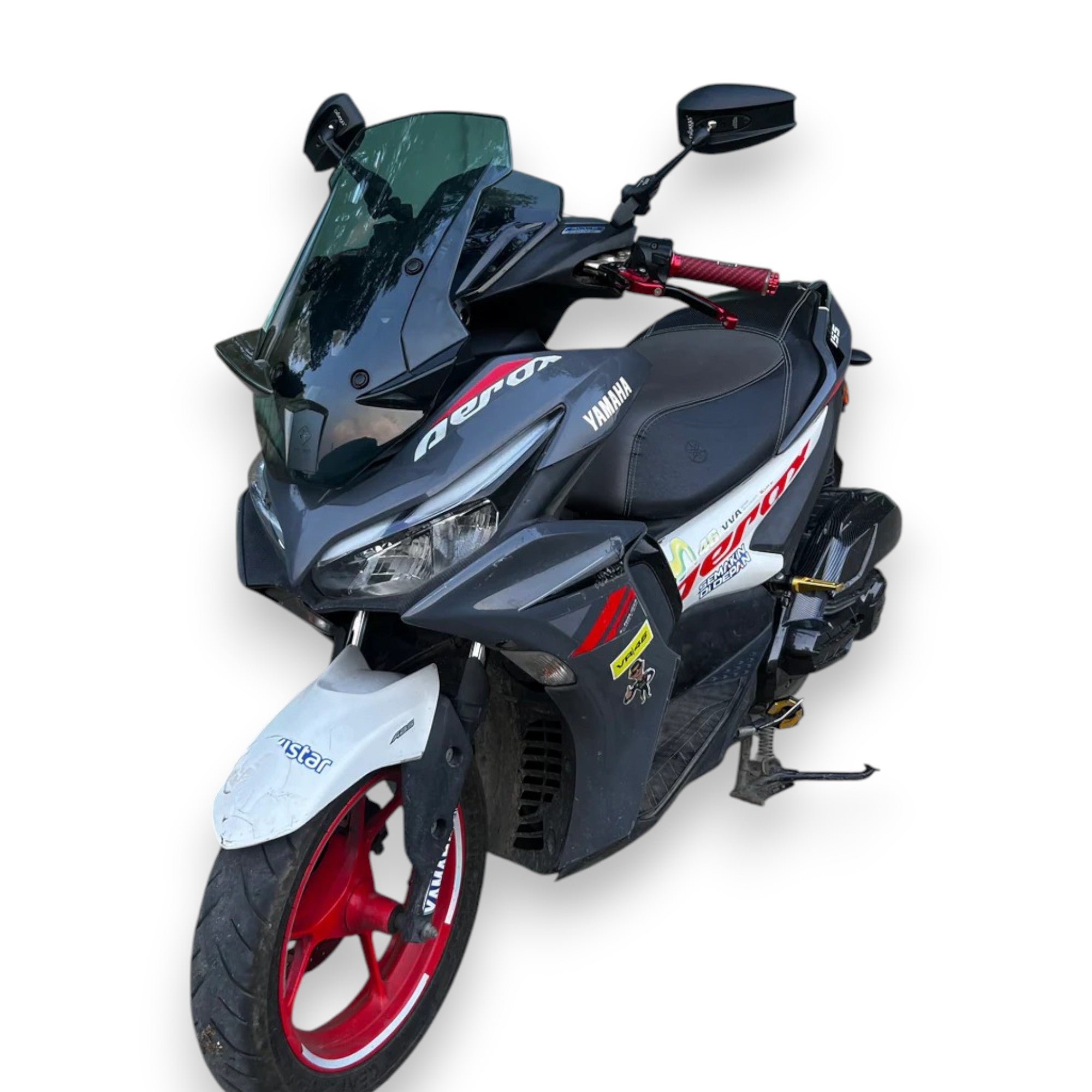 Yamaha Aerox 155 modified visor kit