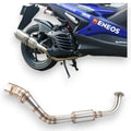 Yamaha Aerox 155 stainless steel exhaust bend pipe