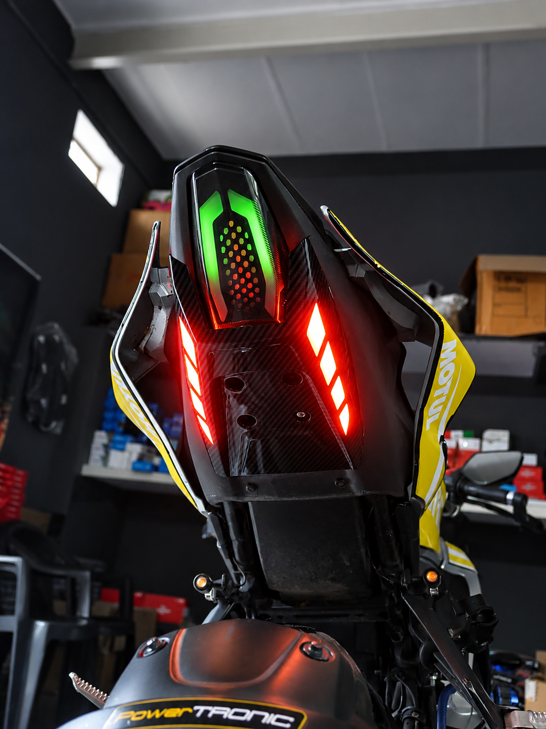 Yamaha R15 modified tail light