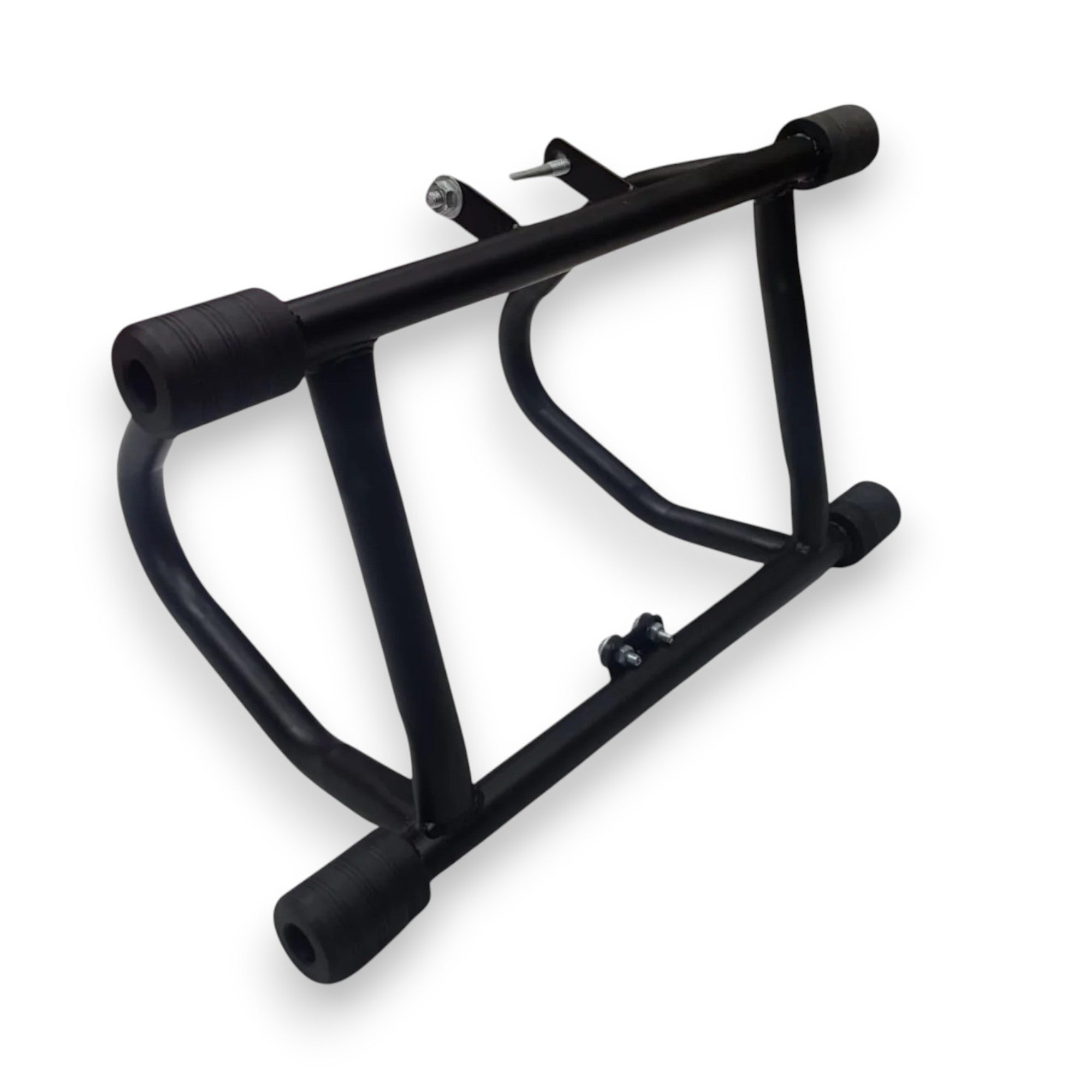 motorcycle slider crash guard close-up