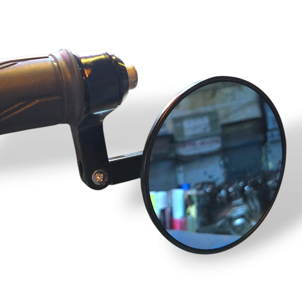 universal adjustable bar end mirror anti glare motorcycle rear view