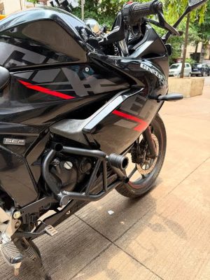 Moto Shopy Crash Guard For Suzuki Gixxer 150 SF Double Sliders